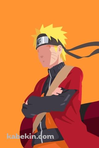 NARUTO 火影 ミニマルのAndroidの壁紙(320px x 480px) スマホ用