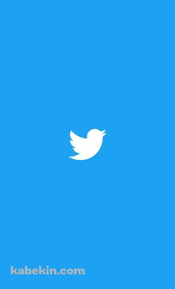 Twitterの鳥のアイコンのAndroidの壁紙(360px x 592px) スマホ用