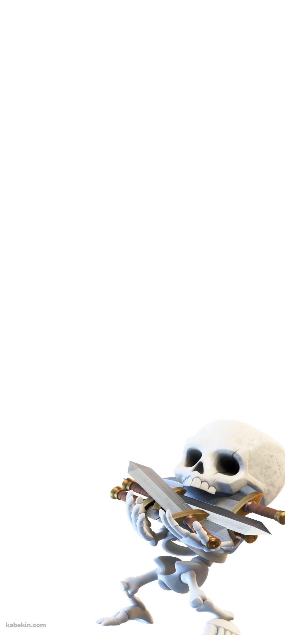 クラッシュロワイヤル スケルトンのAndroidの壁紙(1080px x 2400px) スマホ用