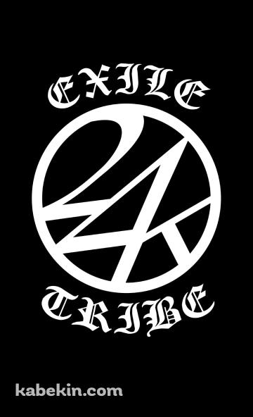 EXILE 24k TRIBE 黒のAndroidの壁紙(360px x 592px) スマホ用