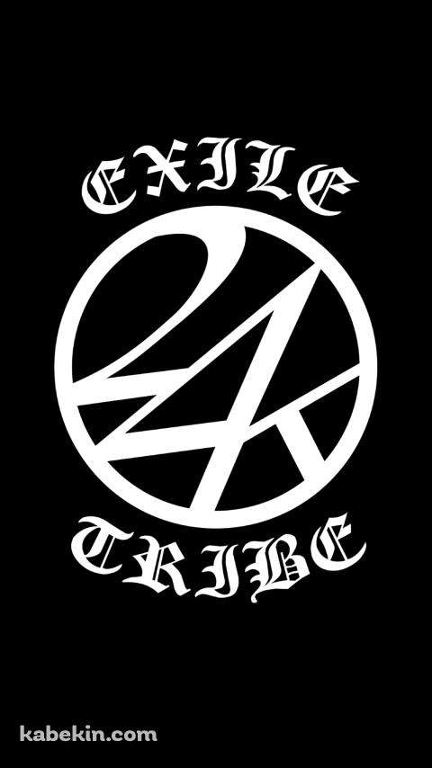 EXILE 24k TRIBE 黒のAndroidの壁紙(480px x 854px) スマホ用