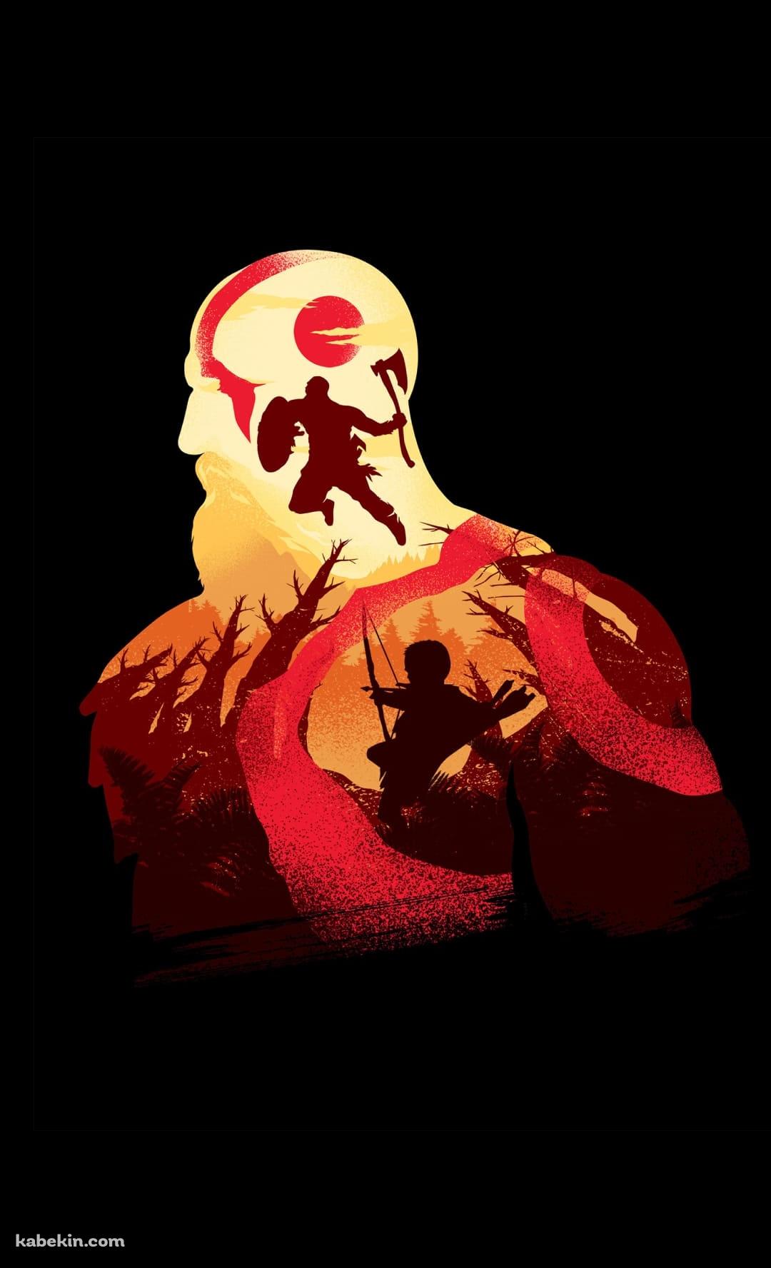 ゴッド・オブ・ウォーのAndroidの壁紙(1080px x 1776px) スマホ用