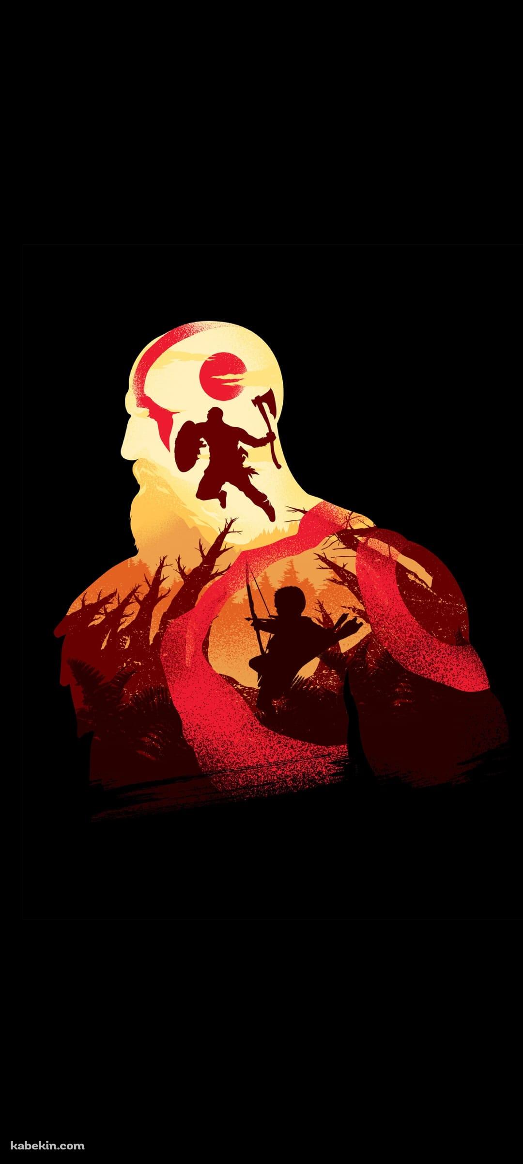 ゴッド・オブ・ウォーのAndroidの壁紙(1080px x 2400px) スマホ用