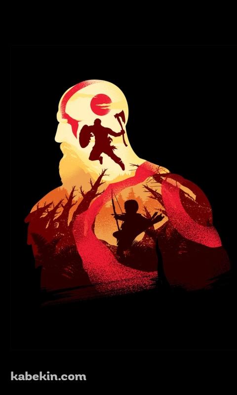 ゴッド・オブ・ウォーのAndroidの壁紙(480px x 800px) スマホ用