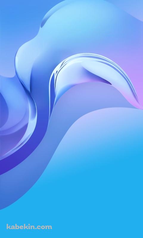 綺麗な青・紫のグラデーションのテクスチャーのAndroidの壁紙(480px x 800px) スマホ用