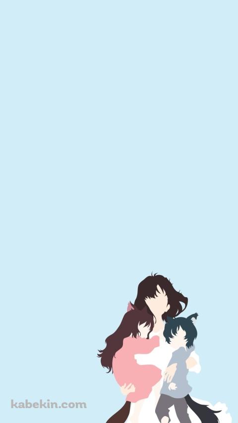 おおかみこどもの雨と雪のAndroidの壁紙(480px x 854px) スマホ用