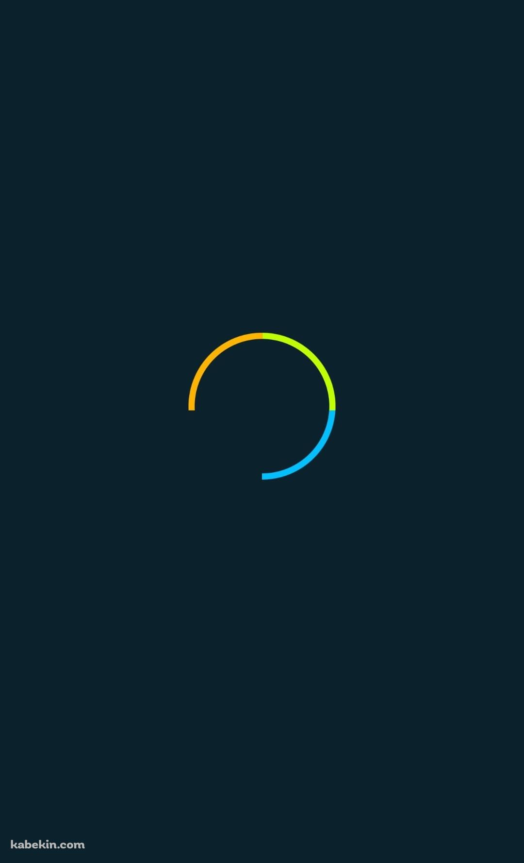 3色の円 ミニマル LinuxのAndroidの壁紙(1080px x 1776px) スマホ用