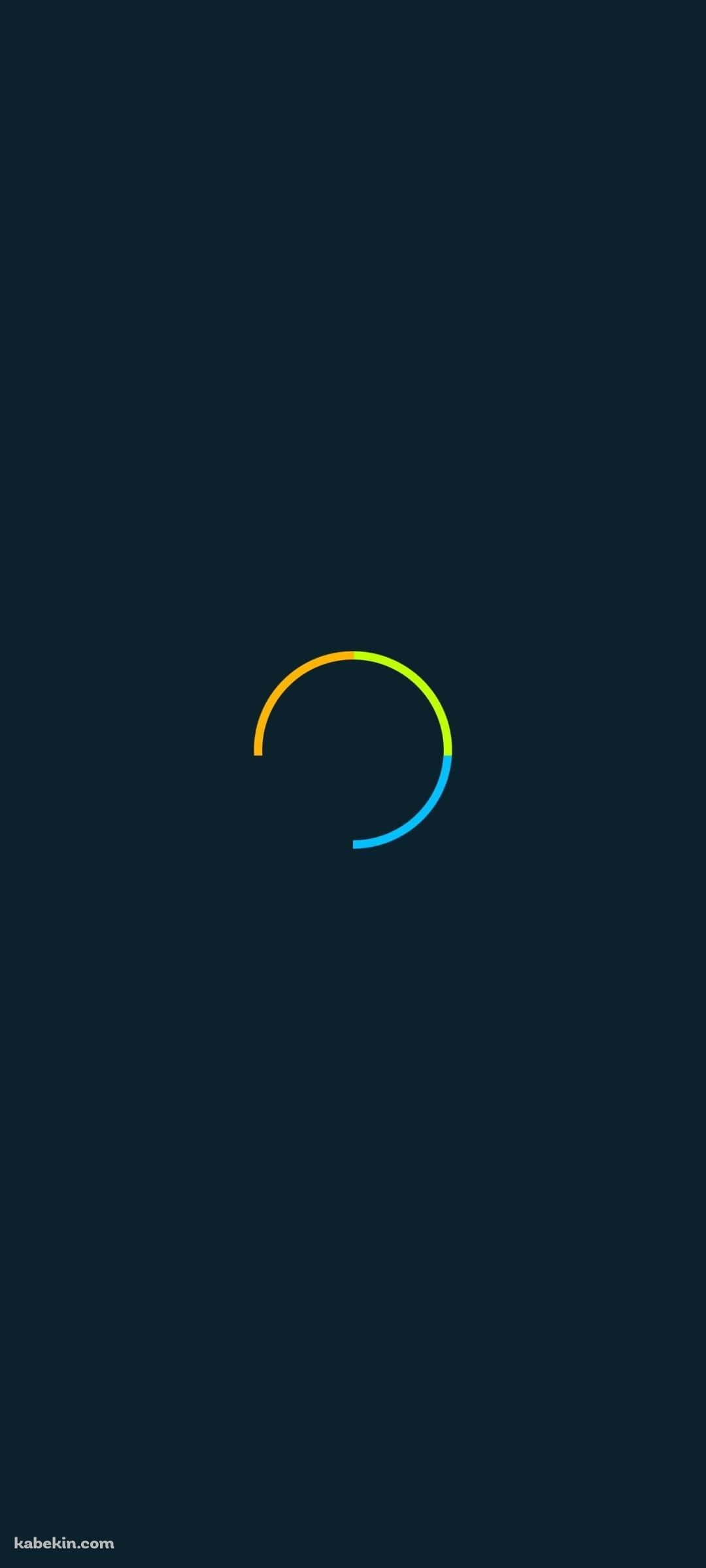 3色の円 ミニマル LinuxのAndroidの壁紙(1080px x 2400px) スマホ用