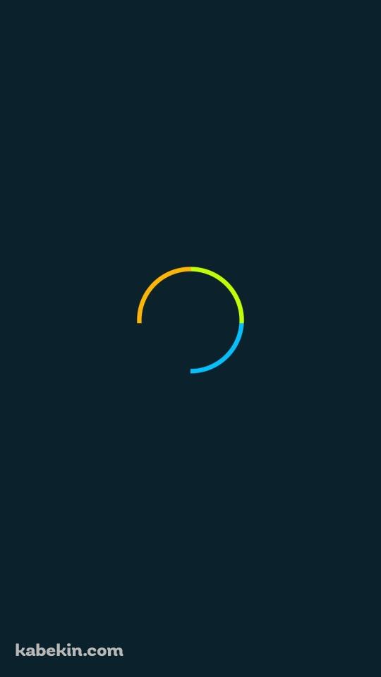 3色の円 ミニマル LinuxのAndroidの壁紙(540px x 960px) スマホ用