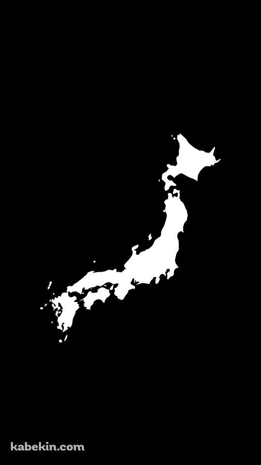 日本地図のAndroidの壁紙(540px x 960px) スマホ用