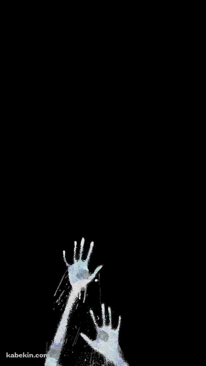 画面にへばりつく幽霊 ホラー オカルト 心霊のAndroidの壁紙(720px x 1280px) スマホ用