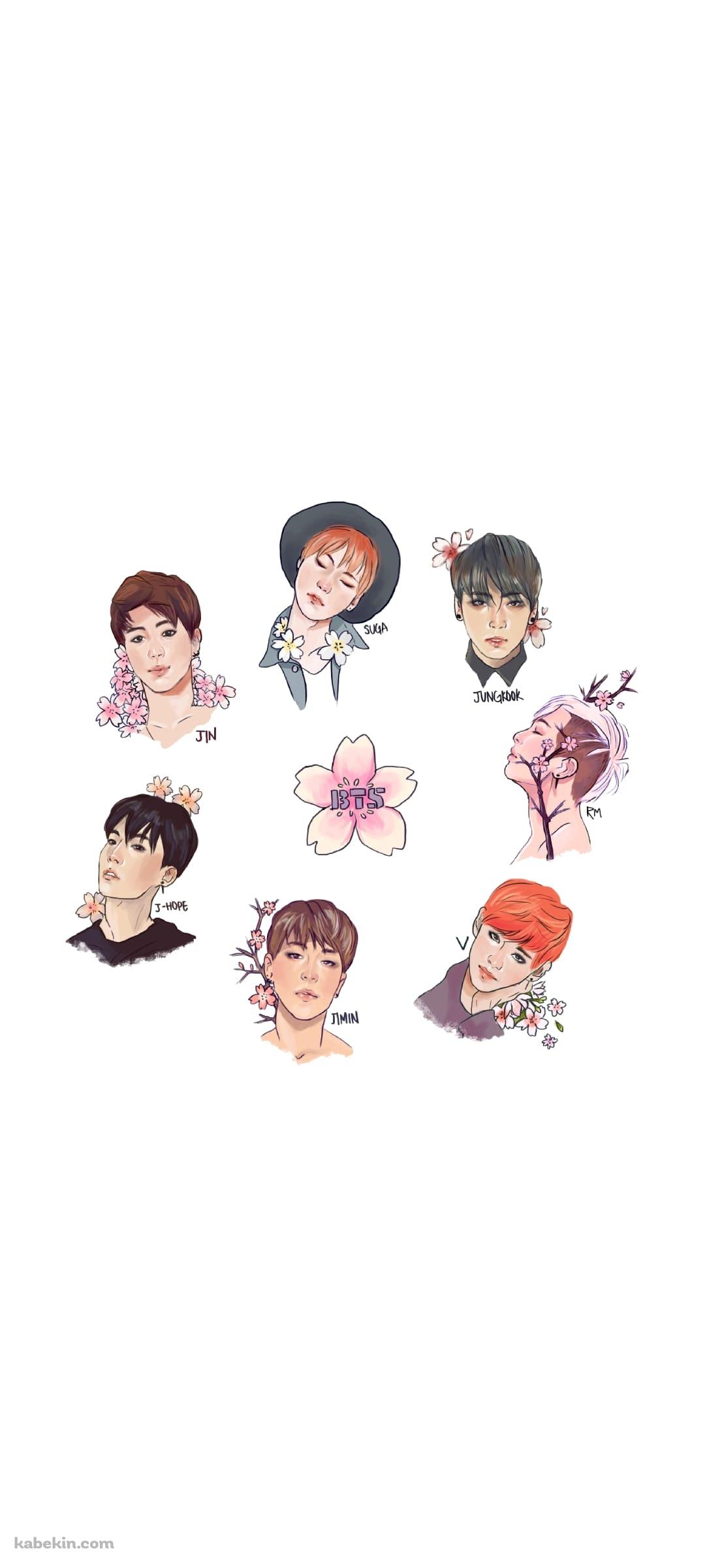 BTS JIN SUGA JUNGKOOK RM V JIMIN J-HOPEのAndroidの壁紙(1080px x 2400px) スマホ用