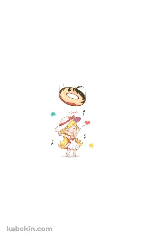 可愛い忍野 忍 化物語のAndroidの壁紙(480px x 800px) スマホ用