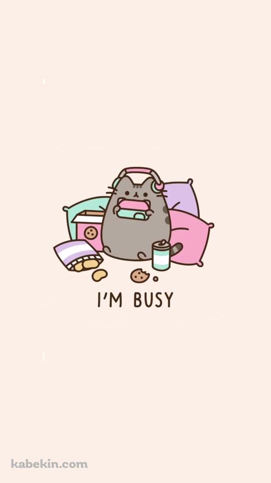 忙しい猫 イラストのAndroidの壁紙(540px x 960px) スマホ用