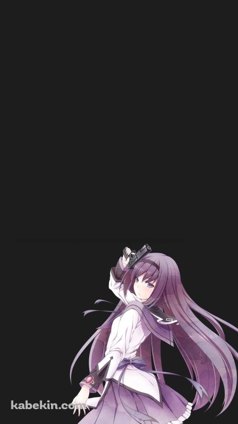 魔法少女まどか☆マギカ 暁美 ほむらのAndroidの壁紙(480px x 854px) スマホ用