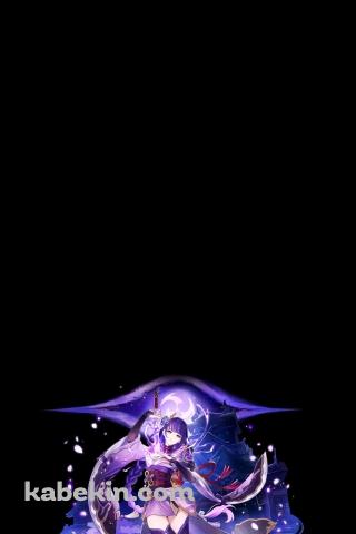 原神インパクト 雷電将軍のAndroidの壁紙(320px x 480px) スマホ用
