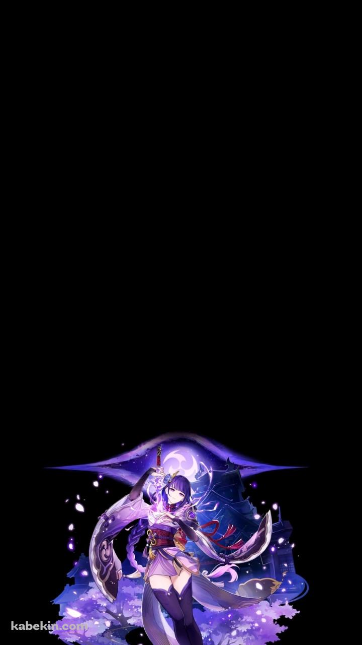 原神インパクト 雷電将軍のAndroidの壁紙(720px x 1280px) スマホ用
