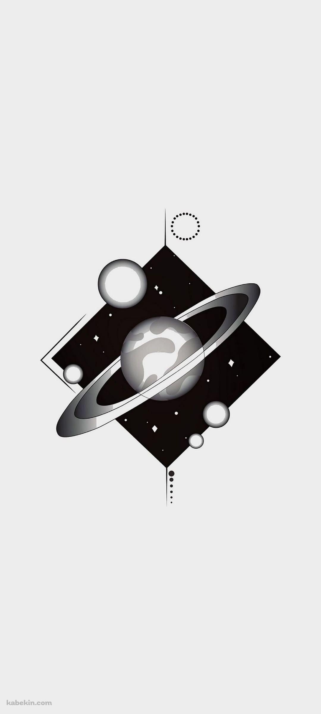 グレースケールの宇宙のAndroidの壁紙(1080px x 2400px) スマホ用