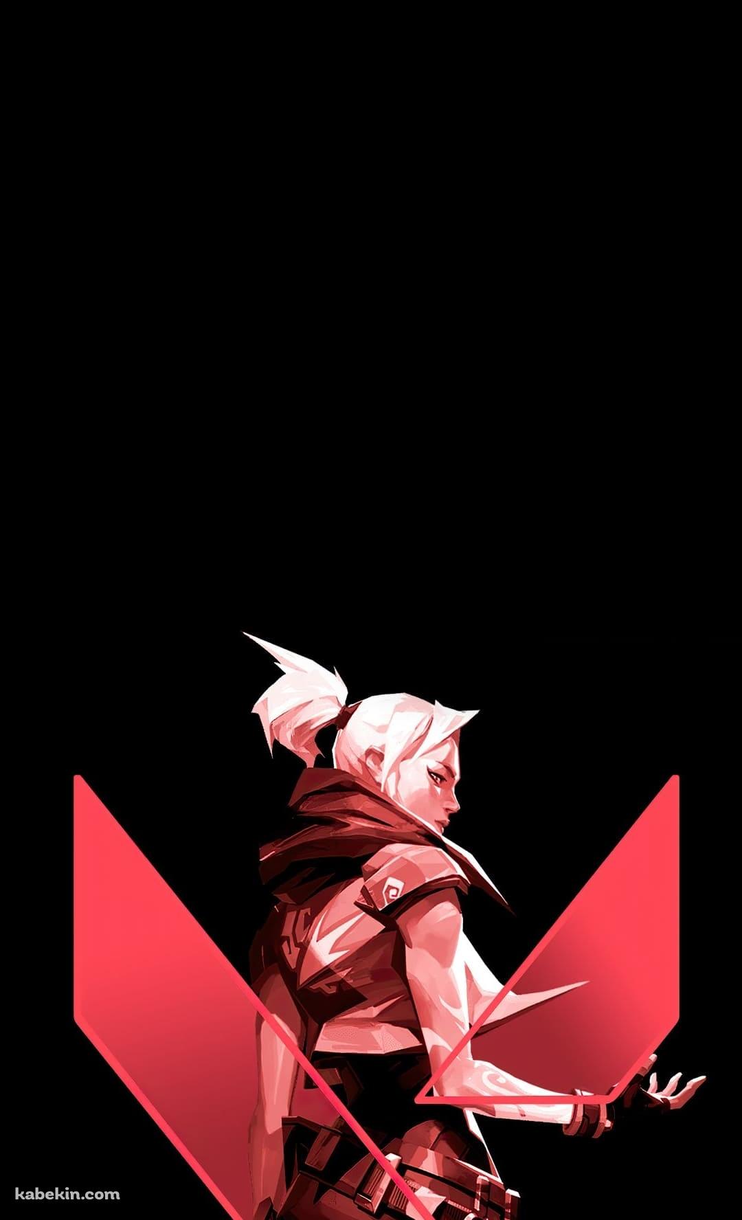 VALORANT かっこいいJETT ジェット 赤のAndroidの壁紙(1080px x 1776px) スマホ用