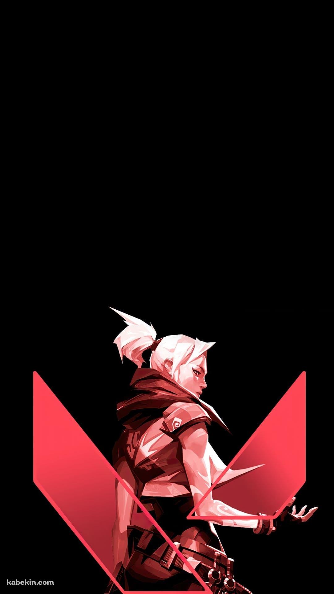 VALORANT かっこいいJETT ジェット 赤のAndroidの壁紙(1080px x 1920px) スマホ用