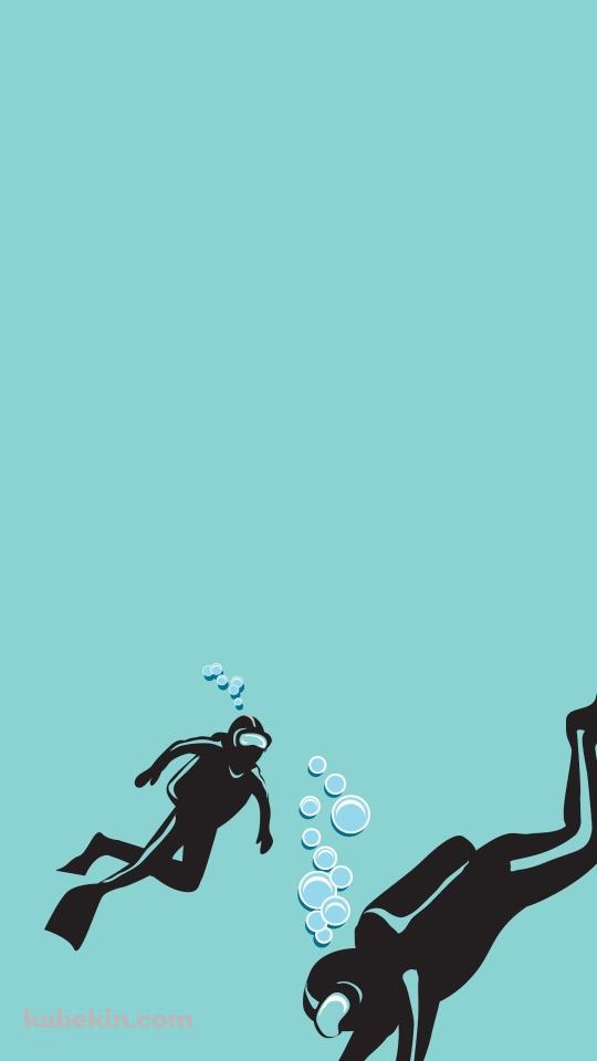 スキューバダイビングのAndroidの壁紙(540px x 960px) スマホ用