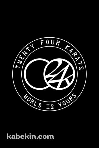 24WORLD Twenty Four Karats World Is YoursのAndroidの壁紙(320px x 480px) スマホ用