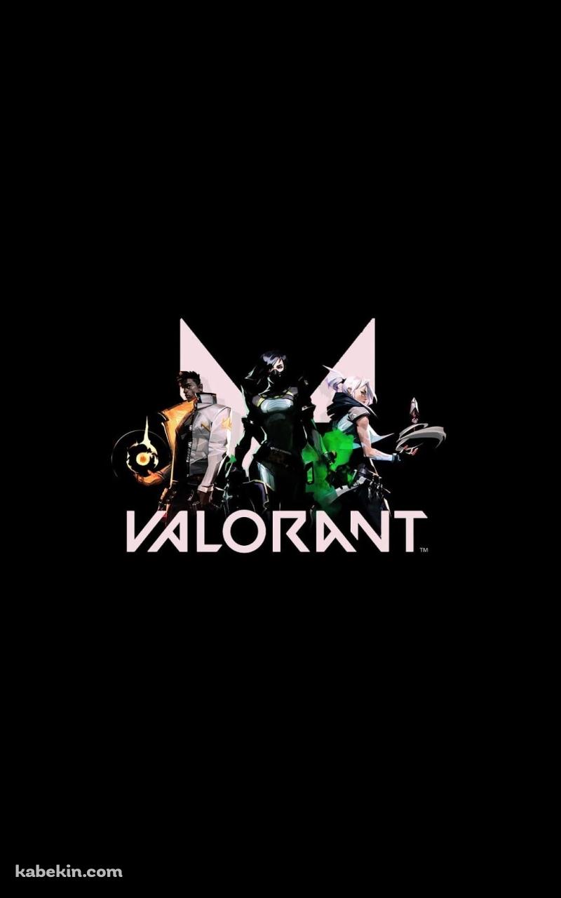 VALORANT 黒のAndroidの壁紙(800px x 1280px) スマホ用