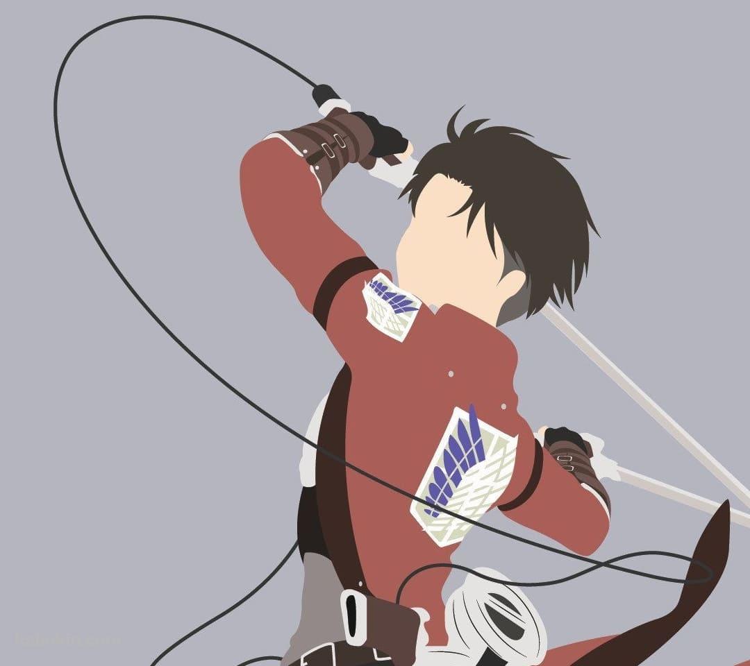 進撃の巨人 リヴァイ・アッカーマンのAndroidの壁紙(1080px x 960px) スマホ用
