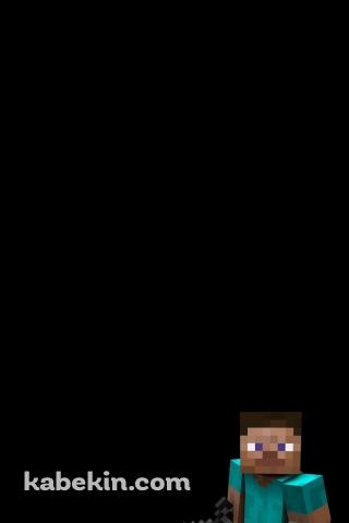 マイクラ スティーブ / マインクラフトのAndroidの壁紙(320px x 480px) スマホ用