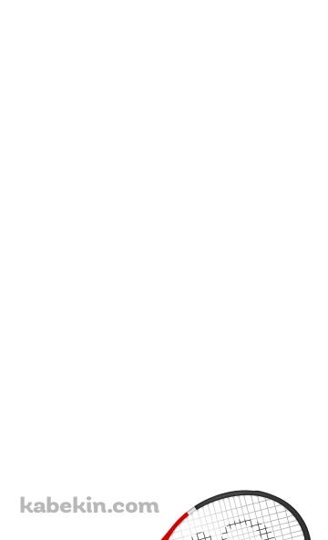 テニスの赤いラケットと黄色いボールのAndroidの壁紙(360px x 592px) スマホ用