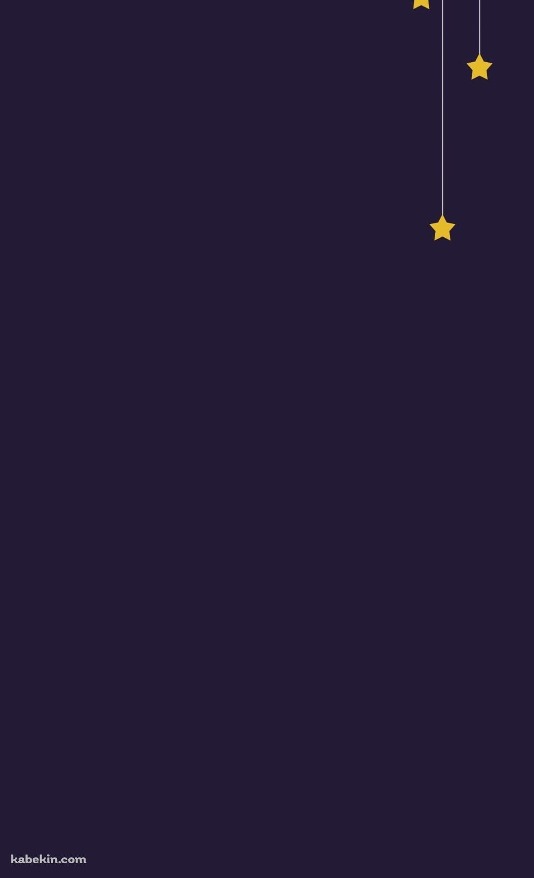 紫 星 月 ミニマルなイラストのAndroidの壁紙(1080px x 1776px) スマホ用