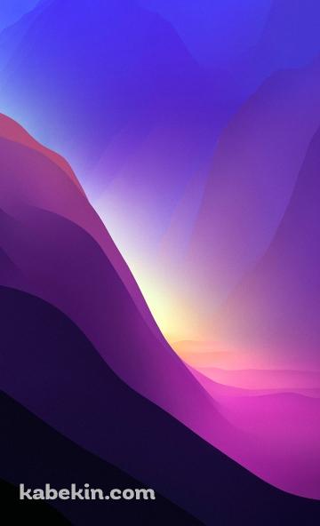 濃淡のある紫のグラデーションのAndroidの壁紙(360px x 592px) スマホ用