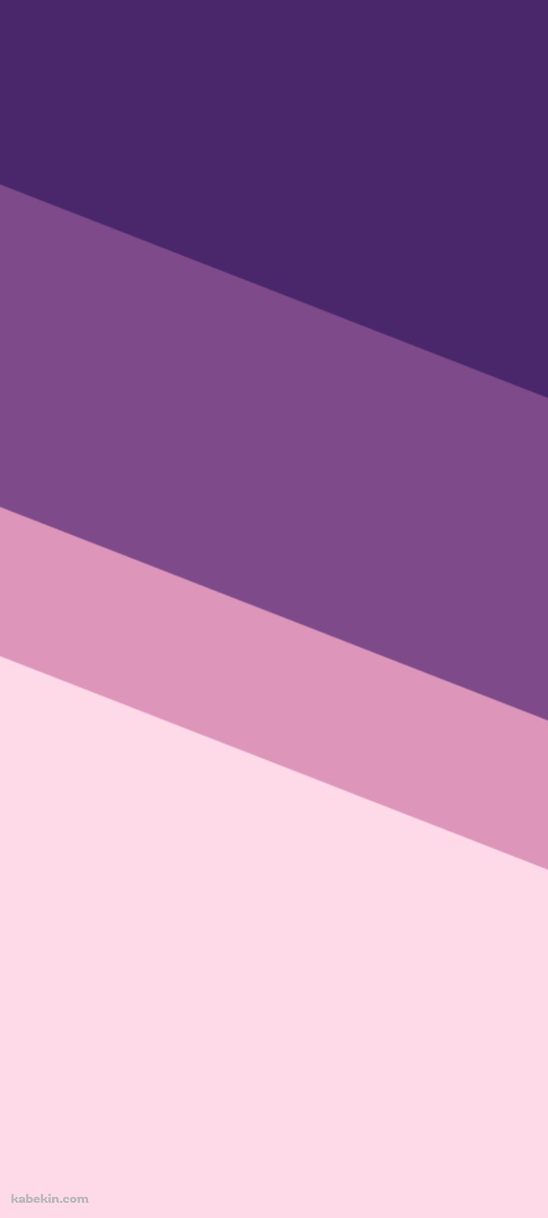 紫のグラデーション・ボーダーのAndroidの壁紙(1080px x 2400px) スマホ用