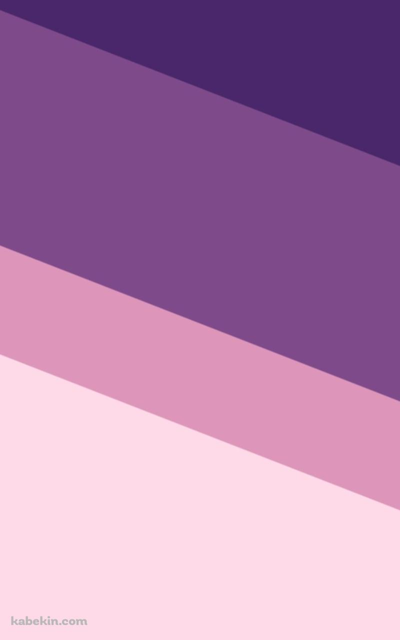 紫のグラデーション・ボーダーのAndroidの壁紙(800px x 1280px) スマホ用
