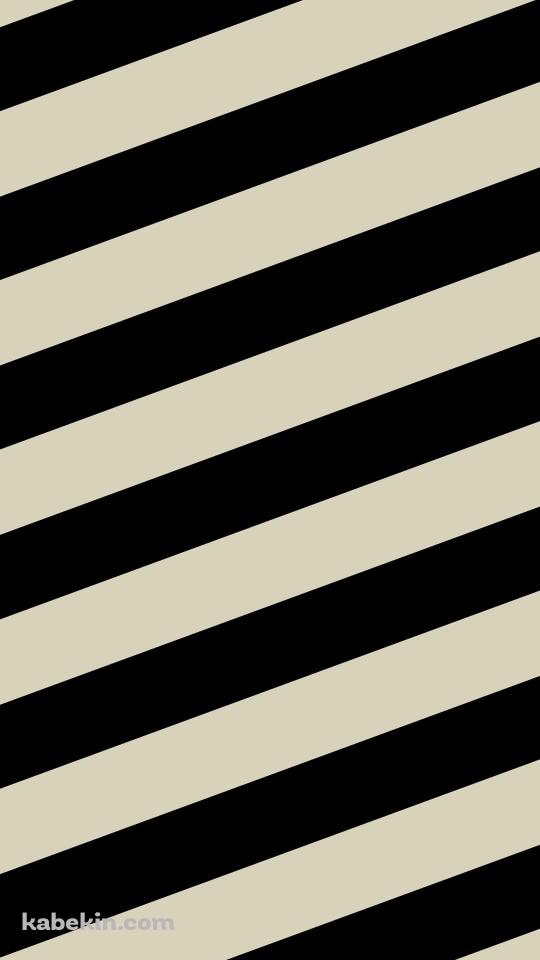 黒色のボーダー柄のAndroidの壁紙(540px x 960px) スマホ用