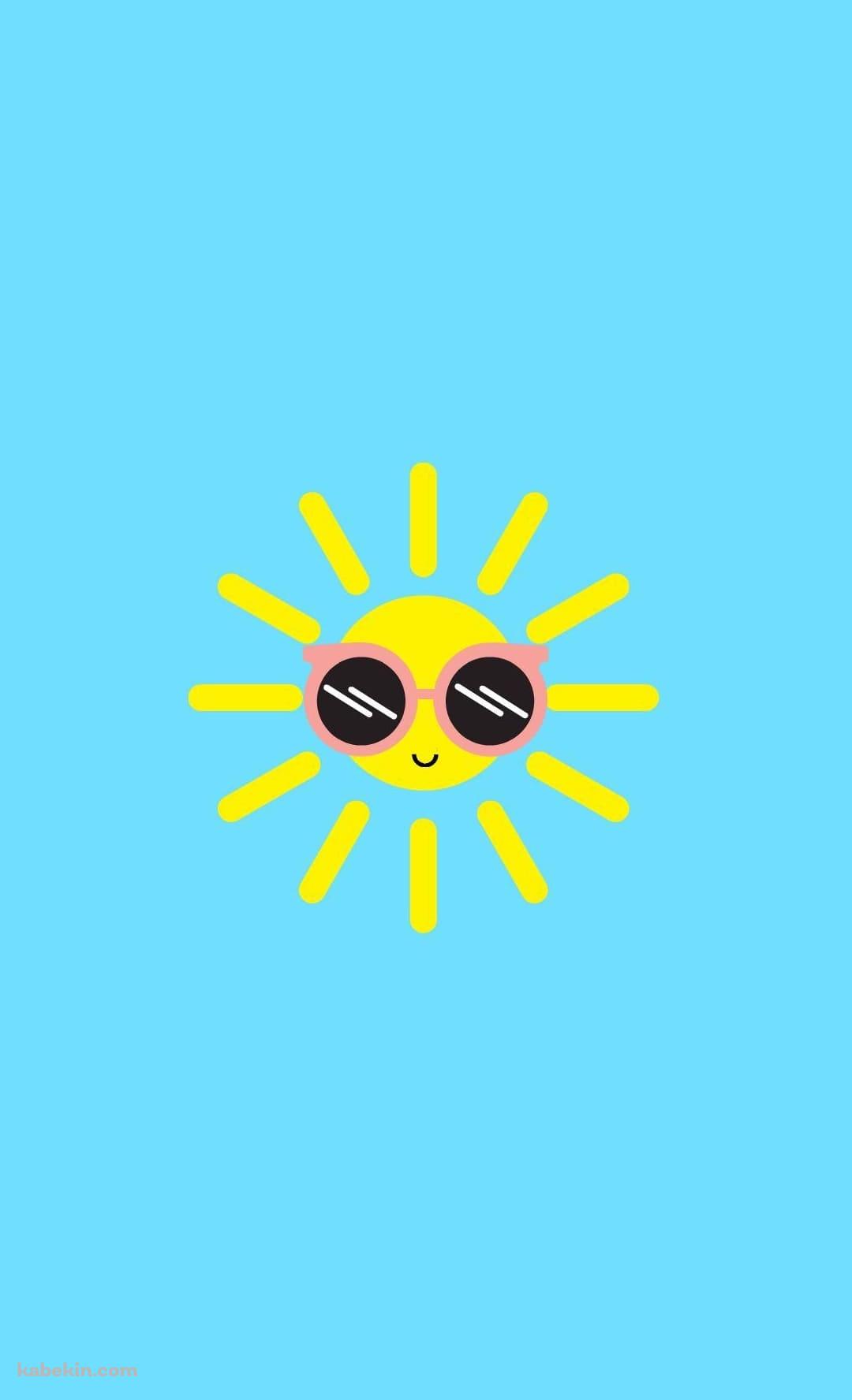 常夏 太陽 サングラスのAndroidの壁紙(1080px x 1776px) スマホ用