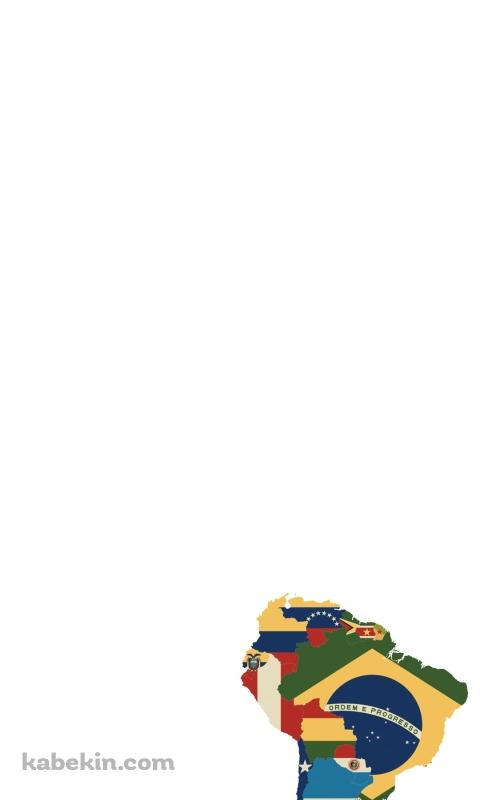 南アメリカ大陸 国旗のAndroidの壁紙(480px x 800px) スマホ用