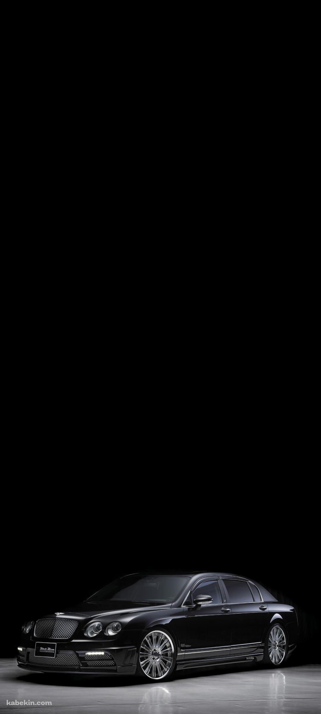 かっこいい黒のベントレーのAndroidの壁紙(1080px x 2400px) スマホ用
