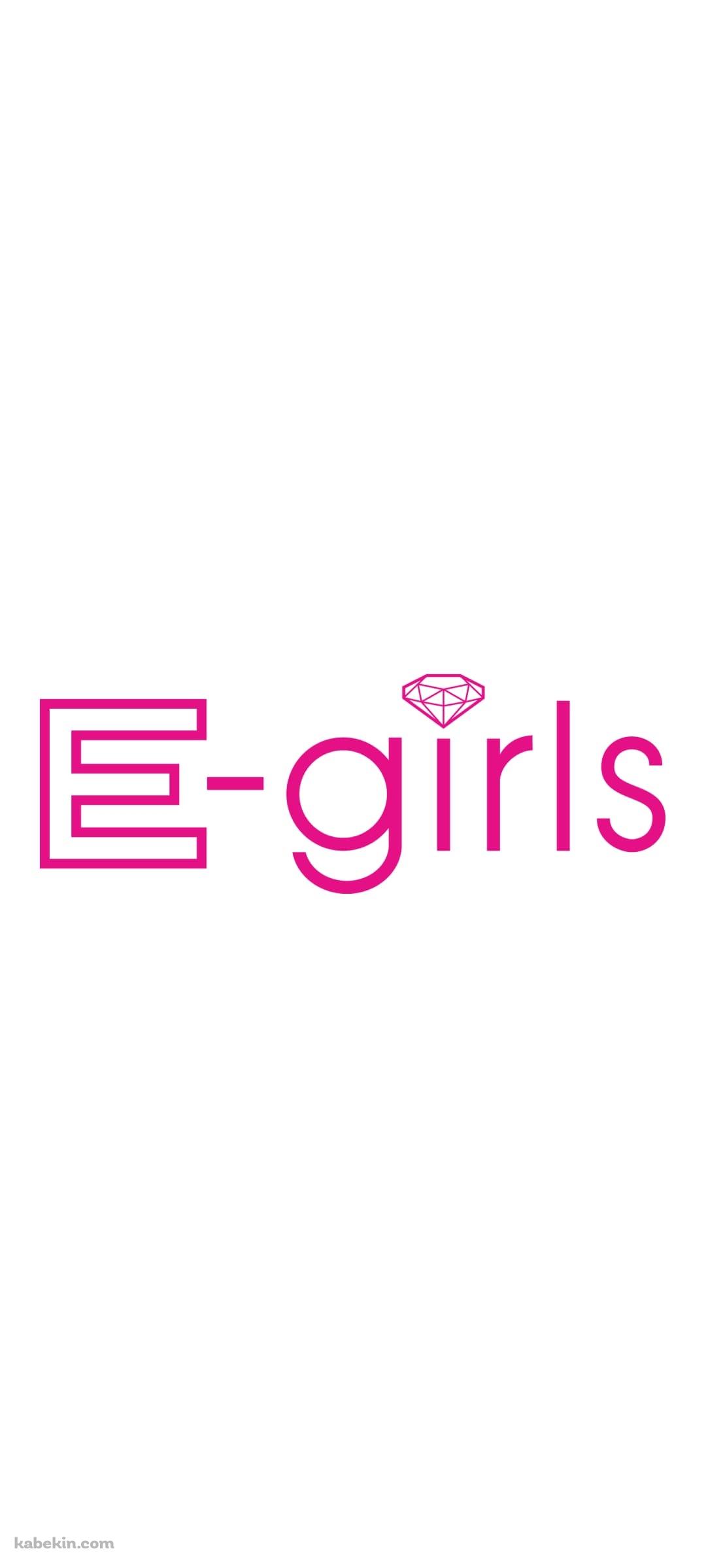 E-girls ロゴのAndroidの壁紙(1080px x 2400px) スマホ用