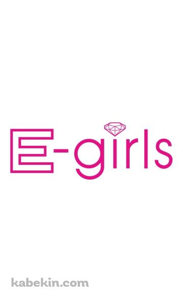 E-girls ロゴのAndroidの壁紙(360px x 592px) スマホ用