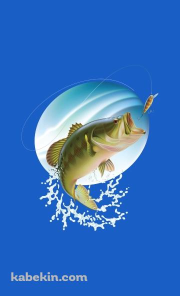 ブラックバス釣りのAndroidの壁紙(360px x 592px) スマホ用