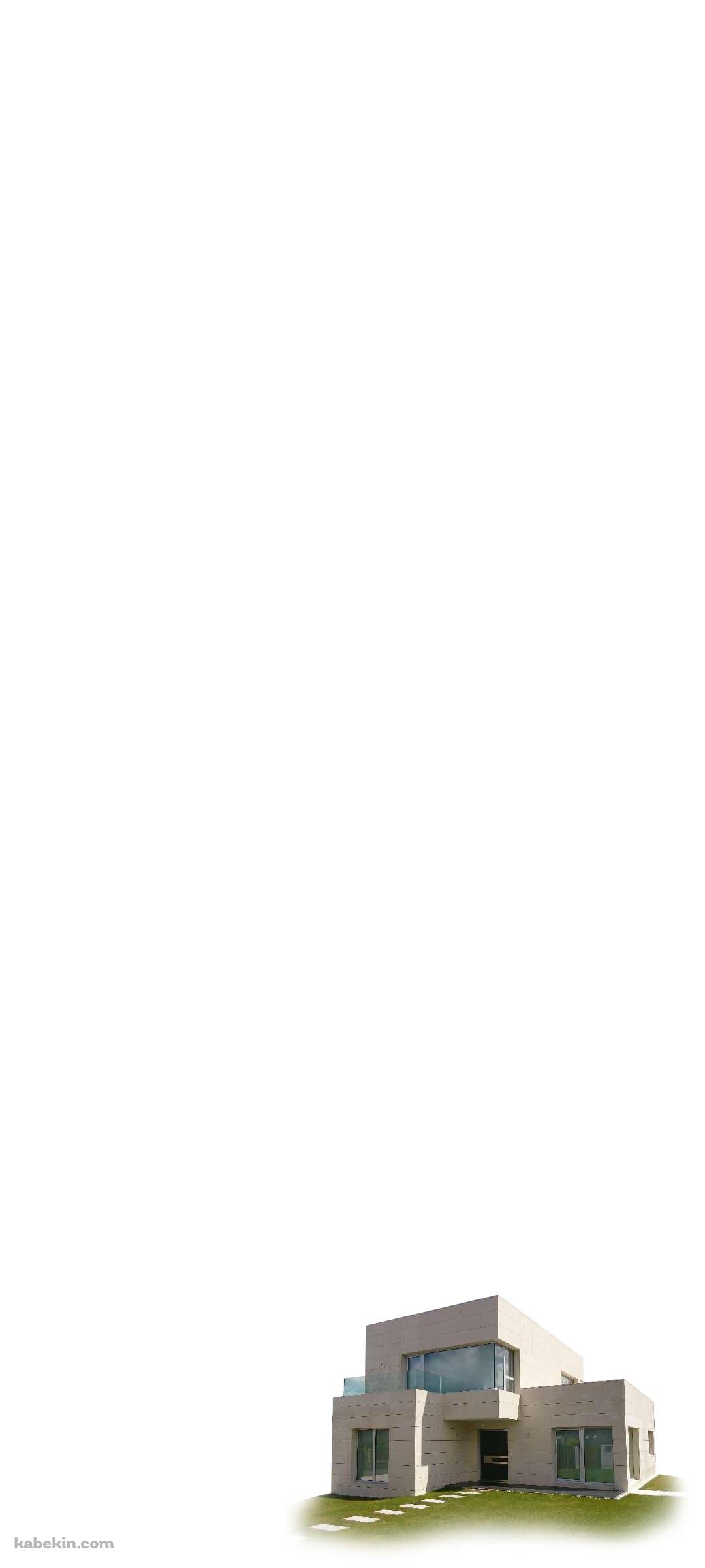 住宅 不動産 戸建 白い家 邸宅のAndroidの壁紙(1080px x 2400px) スマホ用
