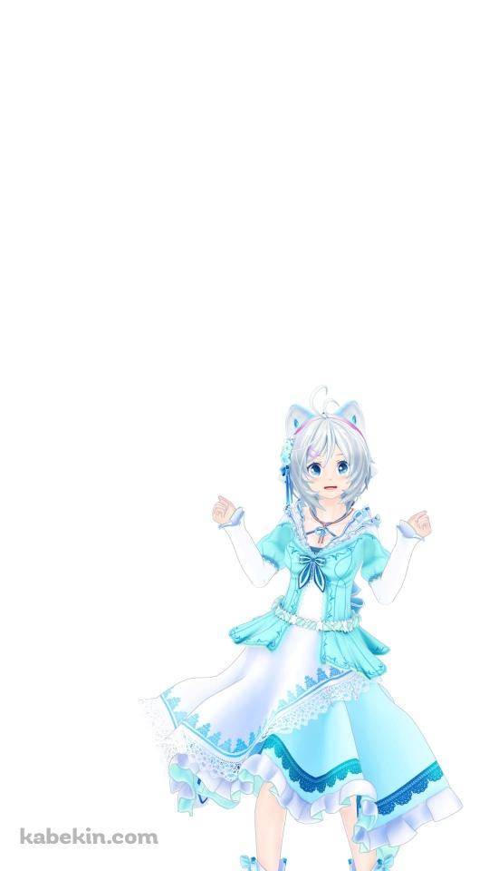 電脳少女シロのAndroidの壁紙(540px x 960px) スマホ用
