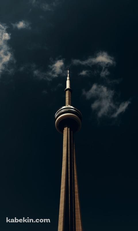 カナダ トロント CNタワーのAndroidの壁紙(480px x 800px) スマホ用