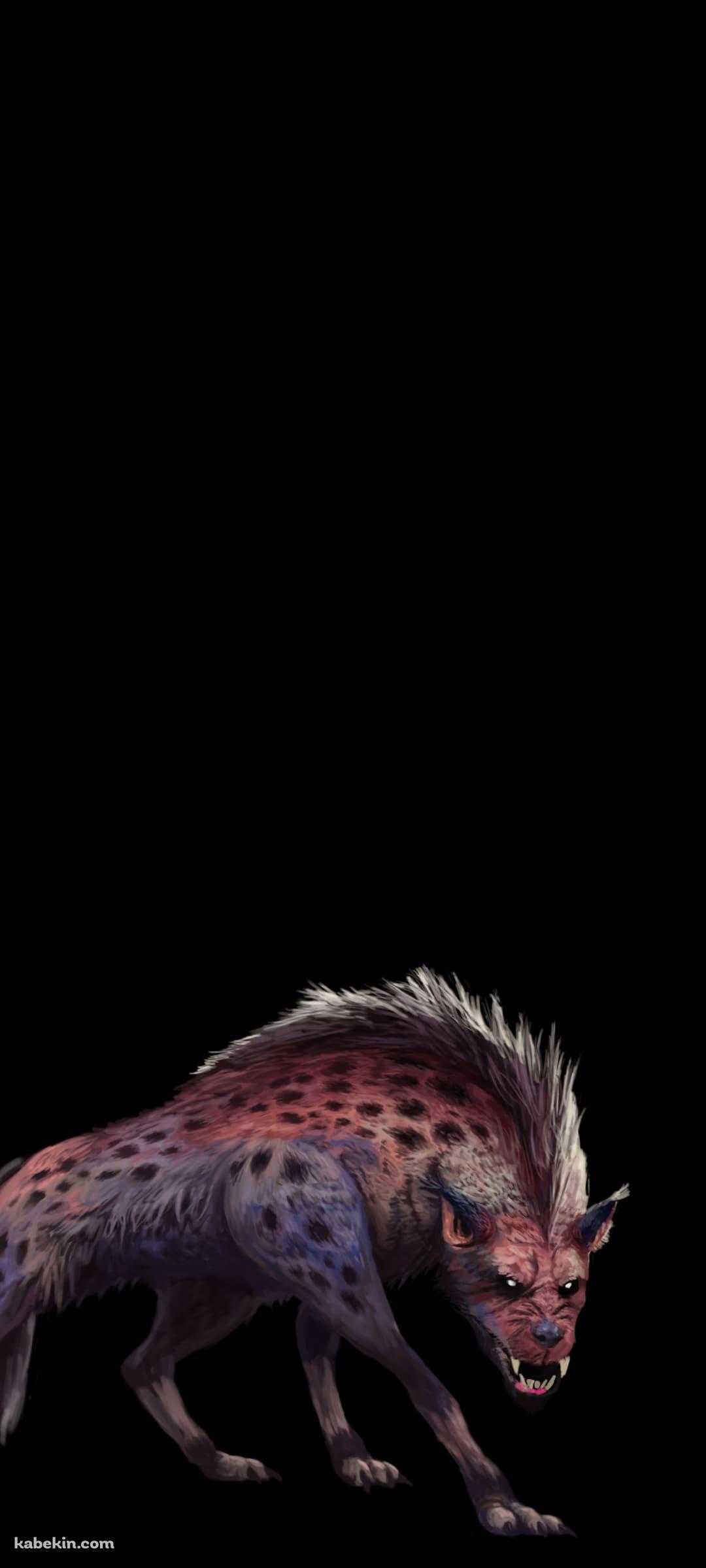 ハイエナのAndroidの壁紙(1080px x 2400px) スマホ用