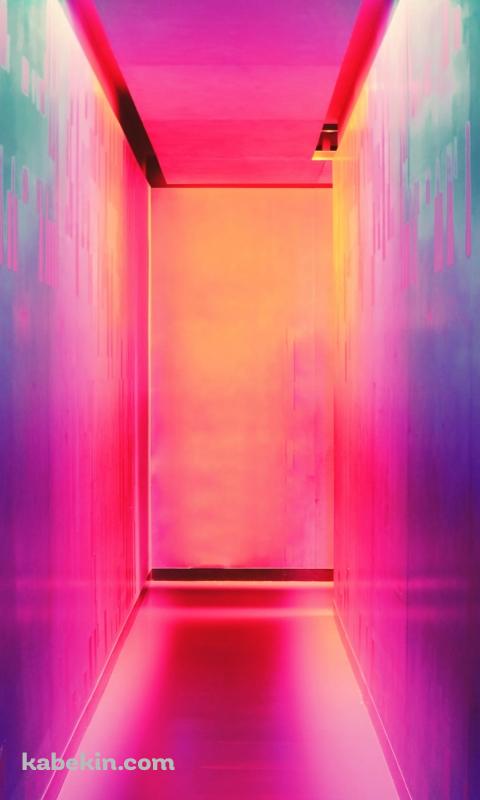 虹色の通路のAndroidの壁紙(480px x 800px) スマホ用