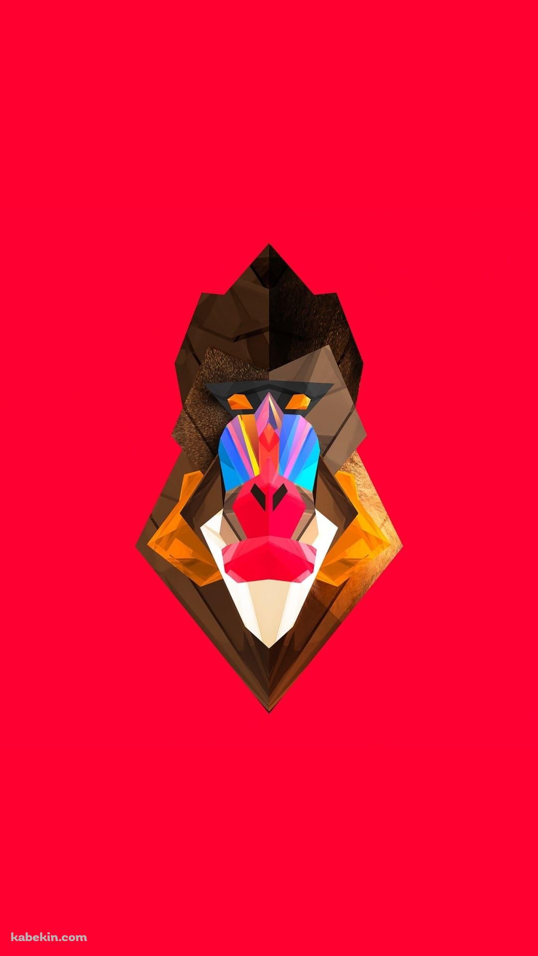 マンドリルのAndroidの壁紙(1080px x 1920px) スマホ用