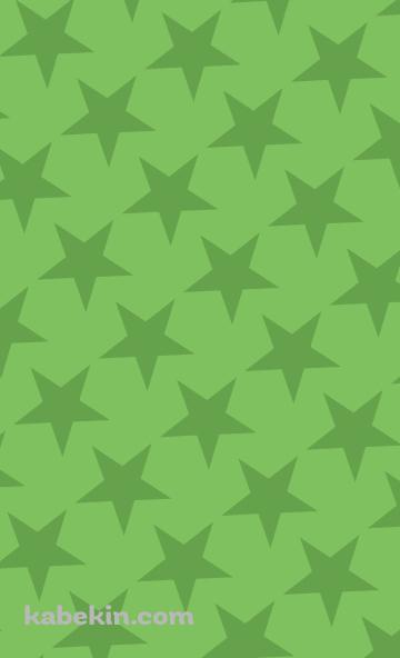 淡い緑色の星のロゴのAndroidの壁紙(360px x 592px) スマホ用