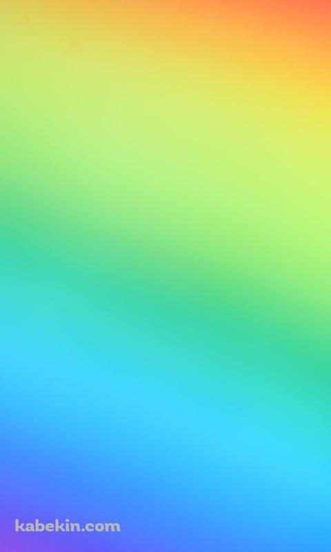 虹色のボーダーのAndroidの壁紙(480px x 800px) スマホ用