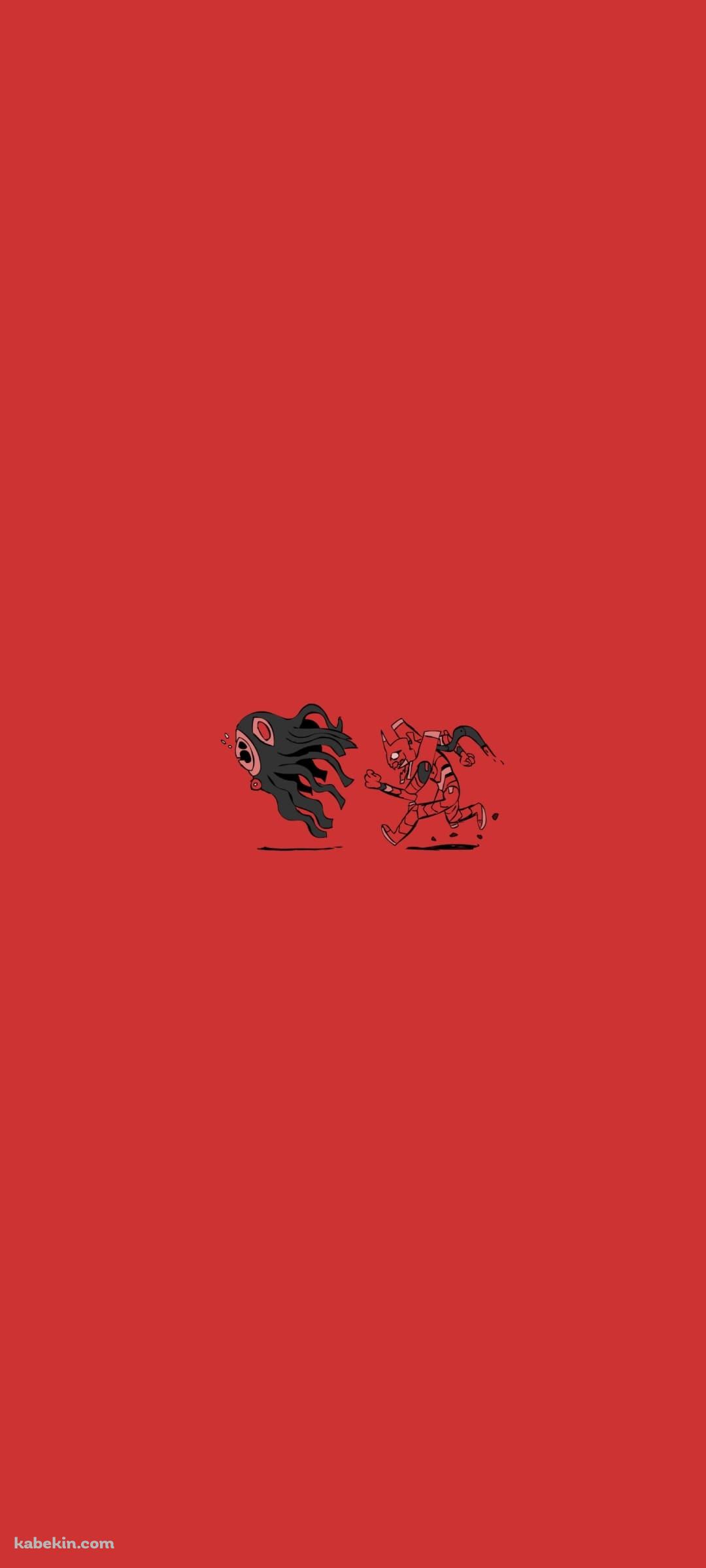 使徒を追いかけるエヴァンゲリオンのAndroidの壁紙(1080px x 2400px) スマホ用